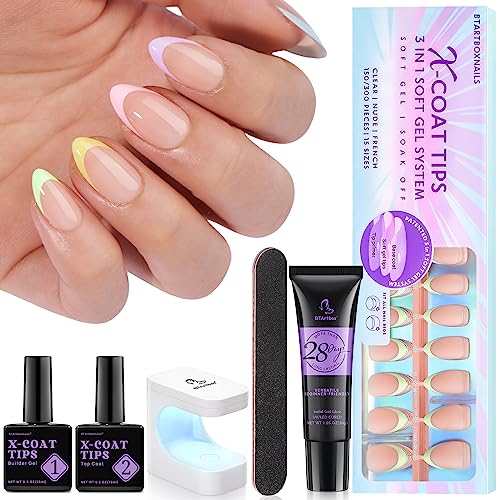 Almond French Tip Acrylic Nails