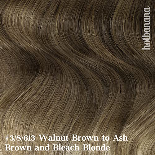 Premium Human Hair Extensions 20 Inch Natural Brown Top Quality Brands - Image 3