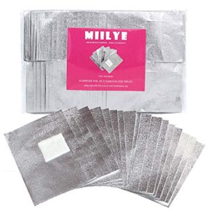 Nail polish remover sheets for easy foil removal.