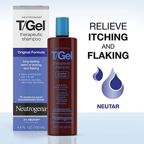 T/Gel Therapeutic Shampoo for Flaky Scalp 8 fl oz Bottle - Image 6