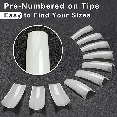 Eco-Friendly Natural Acrylic Nails Set - Durable, Long-Lasting Quality - Image 8
