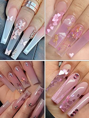 Glitter Acrylic Nail Designs Set 12 Unique Styles for Stunning Manicures - Image 5