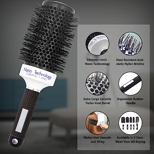 Round Brush Storage Case for Easy Organization and Protection 12 inch capacity - Image 2
