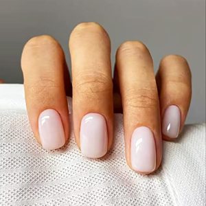 Light Pink Acrylic Nail Tips, 24 Piece Set, Durable and Stylish Manicure