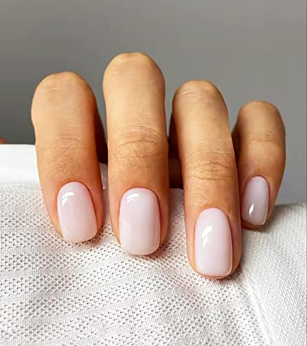 Light Pink Acrylic Nail Tips, 24 Piece Set, Durable and Stylish Manicure