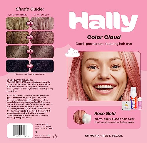 Rose Gold Hair Spray: Adds shimmery touch to hair. - Image 8