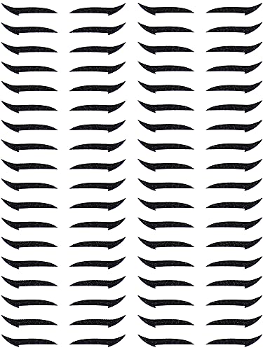 Black Eyeliner Stickers for Quick and Simple Makeup Application - 20 Stickers Pack