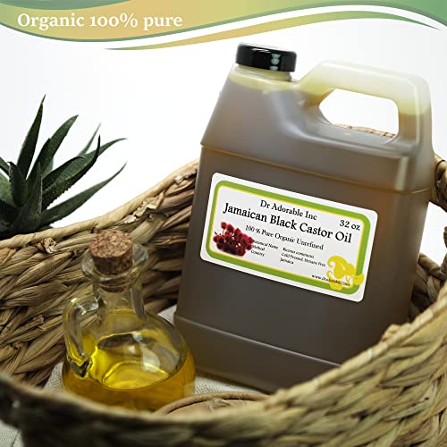 Black Castor Oil Hair Serum for Growth and Restoration 4 oz - Image 2