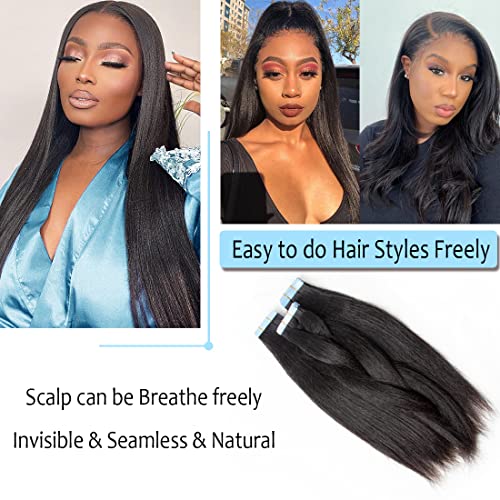 Wavy Tape-In Human Hair Extensions - Image 3