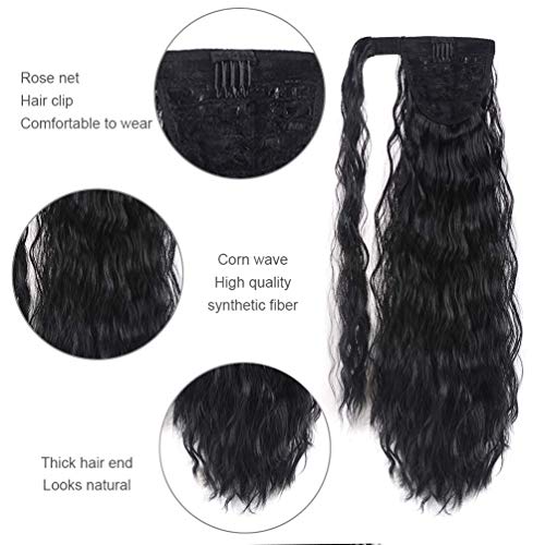 Curly Human Hair Ponytail - Image 3