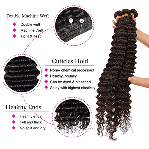 Premium Human Hair Bundles 10-20 Inch, Discounted Quality Weave Extensions - Image 2