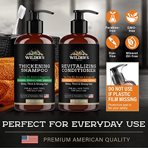 Argan Oil Regrowth Shampoo for Thinning Hair 12 oz Bottle - Image 5
