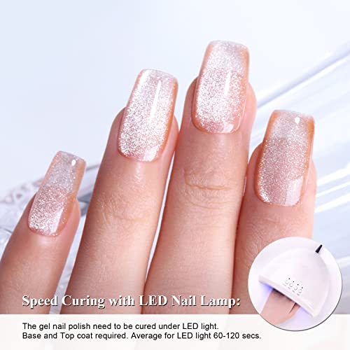 Rose Gold Gel Nails: Short & Stylish Ideas - Image 2