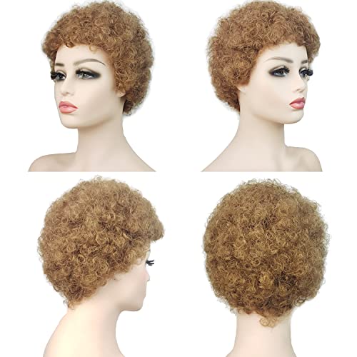 Blonde Afro Wig ? Human Hair - Image 2