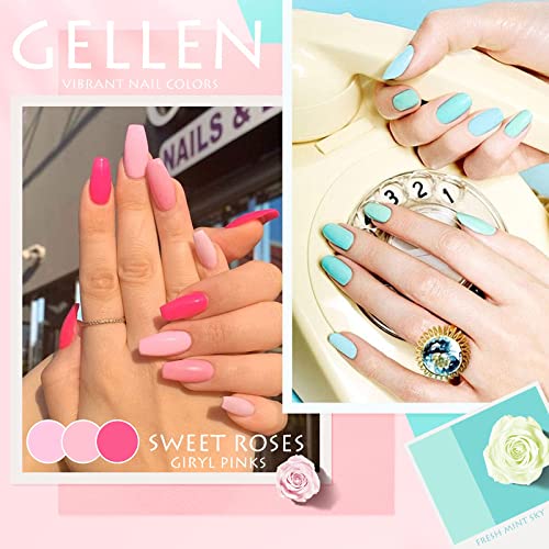 Blue Black Gel Nail Polish - Image 5