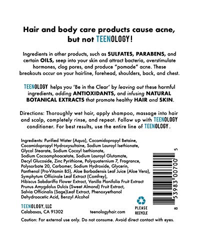 Dandruff Shampoo for Acne Control 12 oz with Flake and Breakout Reduction - Image 2