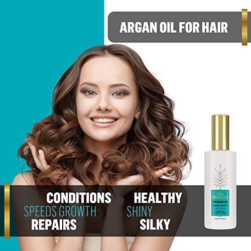Nourishing Argan Oil for Hair Regrowth 4 oz Bottle Hydrating Formula - Image 4