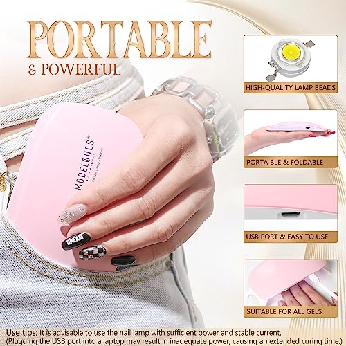 Rossi Professional Gel Nail Kit, Includes UV Lamp and Essential Accessories for At-Home Salon Quality - Image 4