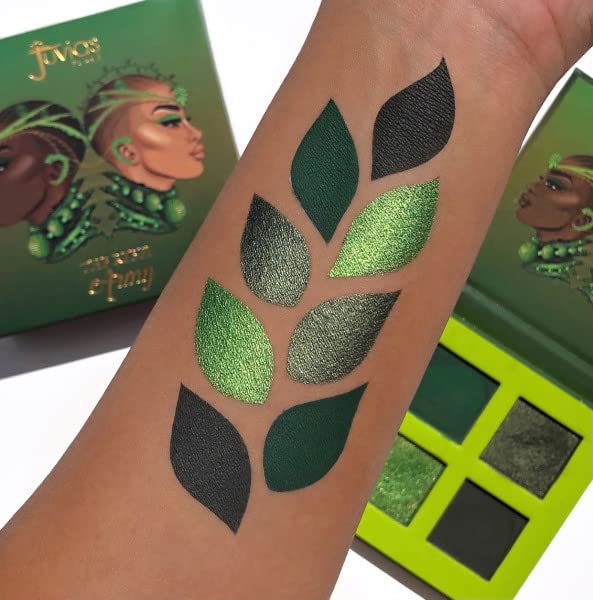 Green Army Eyeshadow 2g Compact Long-lasting Highly Pigmented for Bold Looks - Image 3