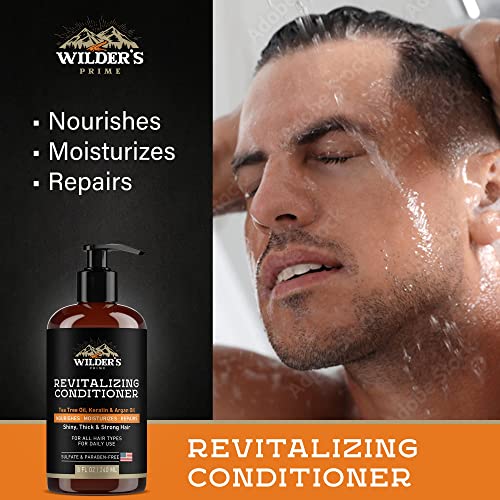 Argan Oil Regrowth Shampoo for Thinning Hair 12 oz Bottle - Image 3