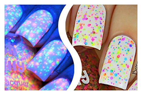Glow-in-the-dark nail polish for blacklight parties.