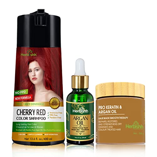 Nourishing Argan Oil Red Hair Dye 4 oz Vibrant Color Formula - Image 9