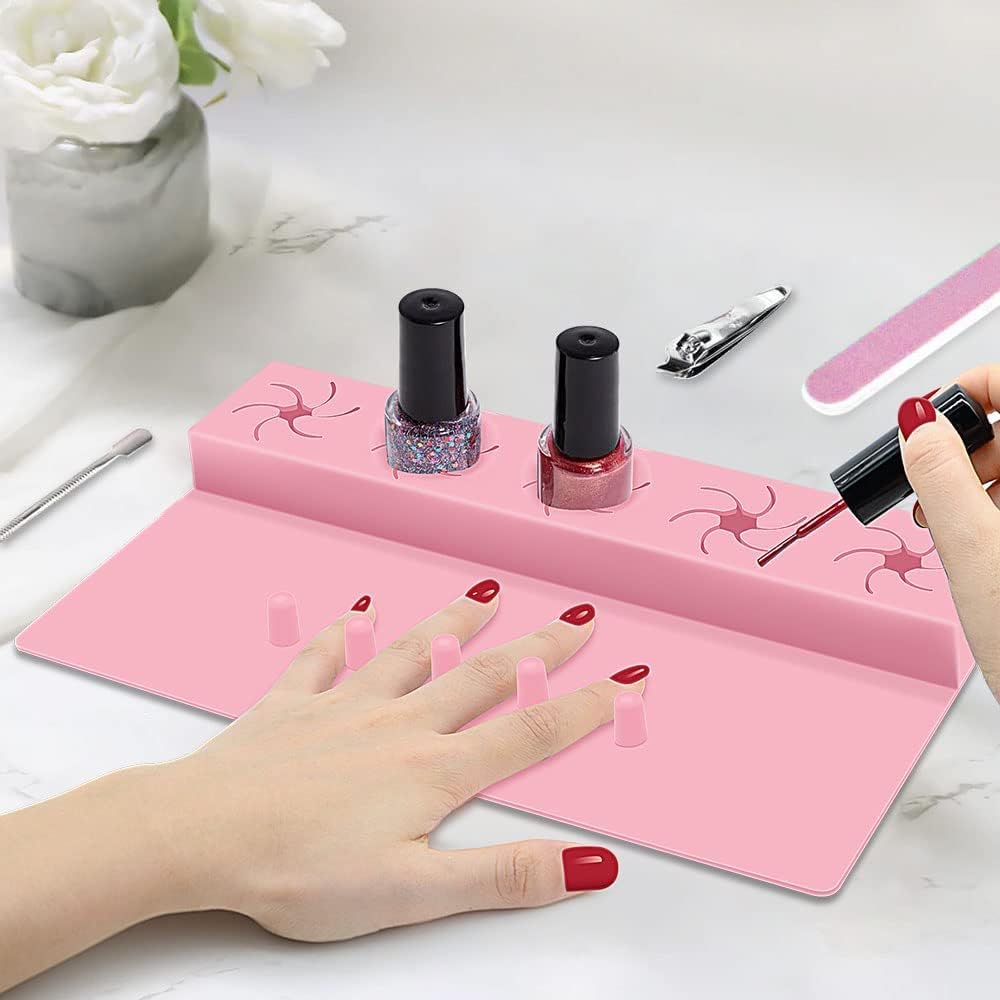 Adjustable Nail Polish Holder Stand for Effortless Application and Secure Grip