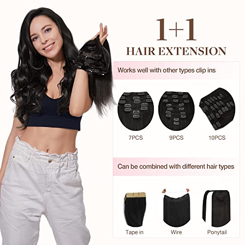 20-Inch Remy Human Hair Clip-In Extensions for Volume and Length - Image 4