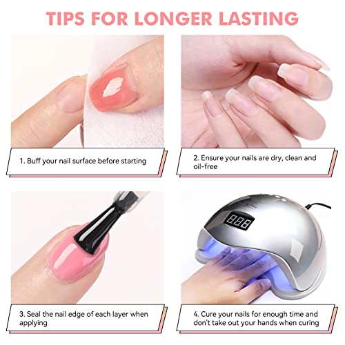 Vibrant Macaron Gel Nail Polish Set - 6 Colorful, Long-Lasting Shades - Image 9