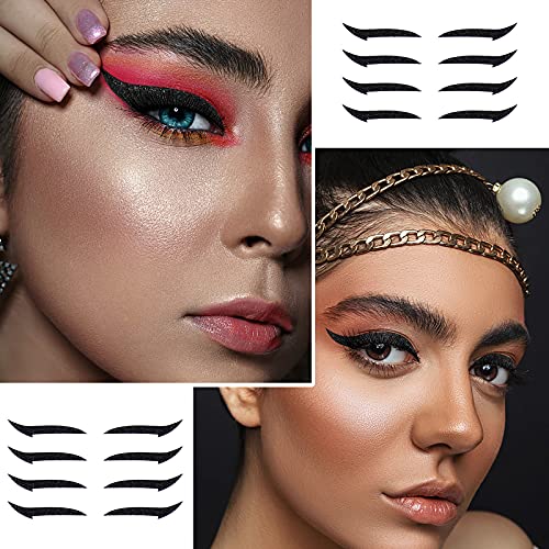 Black Eyeliner Stickers for Quick and Simple Makeup Application - 20 Stickers Pack - Image 5