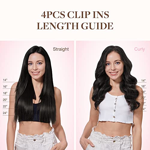 20-Inch Remy Human Hair Clip-In Extensions for Volume and Length - Image 5