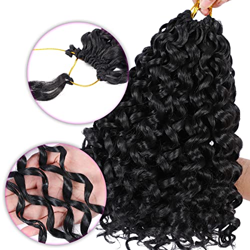 18 Inch Natural Color Straight Human Hair Crochet Extensions Easy Styling - Image 5