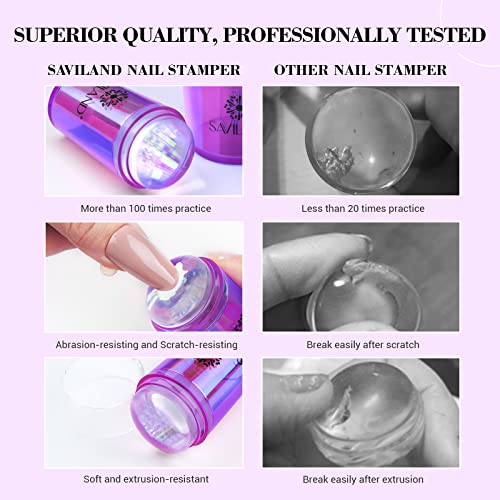 24 Count Royal Blue French Tip Acrylic Nails - Stylish, Durable Medium Size - Image 6