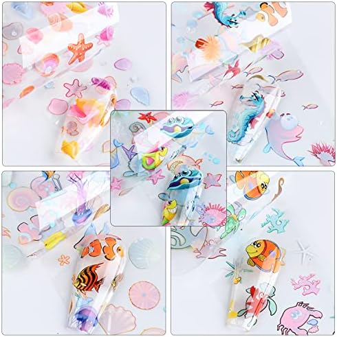 Baby Shark Nail Art Sticker Set for Kids - Fun Colorful Designs - Image 4
