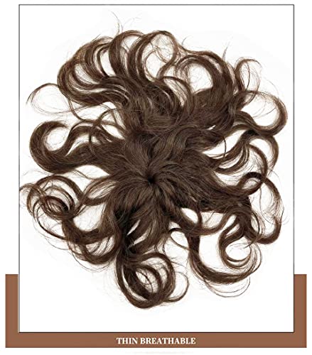 Curly Human Hair Topper - Image 3