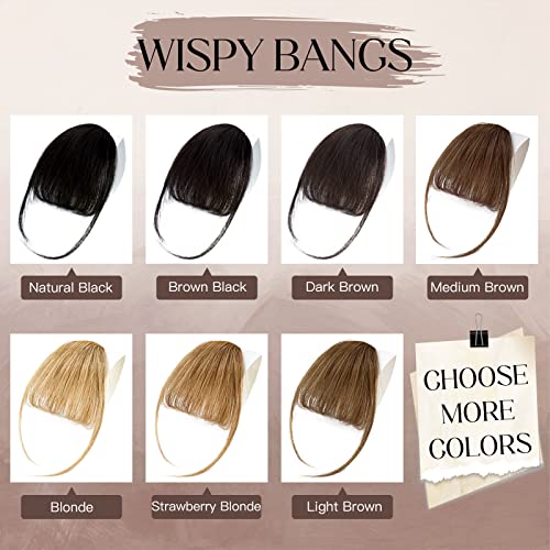 100% Remy Human Hair Clip-In Bangs for Women, Natural & Easy to Style - Image 5