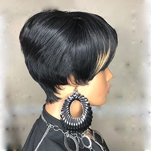 African American Short Human Hair Wig - Image 3