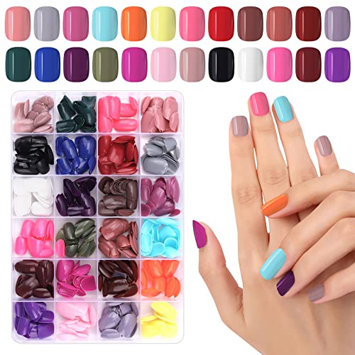 Short Acrylic Nail Color Guide