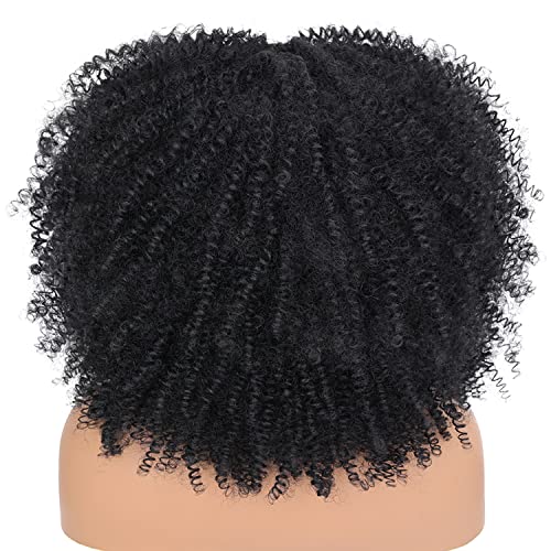 16-Inch Afro Wig for Women Natural Look, Comfortable Fit, 100% Human Hair - Image 3