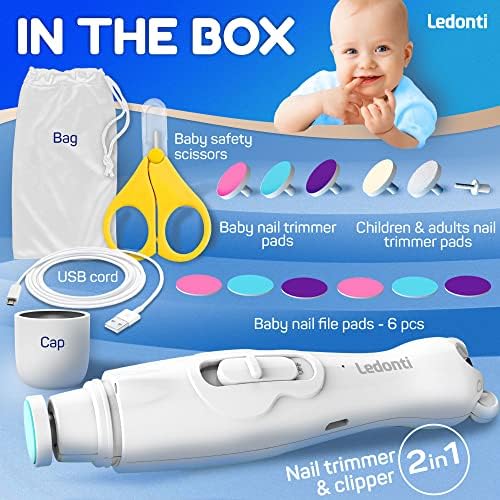 Gentle Baby Nail Clippers with Integrated File, Lightweight, Safe & Easy Nail Trimming - Image 2