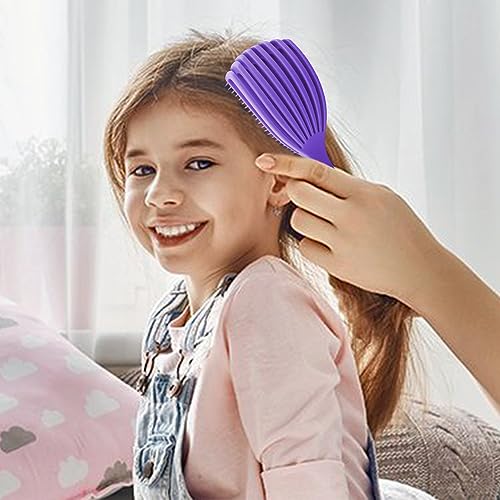 Gentle Glide Detangling Brush for Curly Hair with Smooth Finish, 1 Count - Image 4