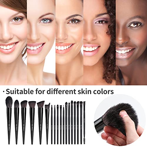 Luxury Black Eyeshadow Brush for Flawless, Precise Makeup Application Soft Bristles - Image 6
