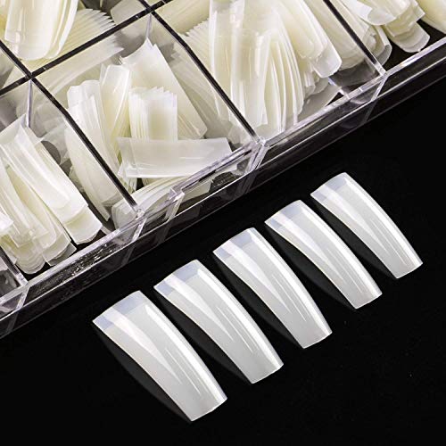 Eco-Friendly Natural Acrylic Nails Set - Durable, Long-Lasting Quality