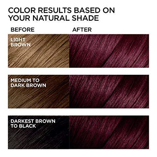 Light Red Violet Brown Hair Color 4.2 oz with Argan Oil for Vibrant Shine - Image 4