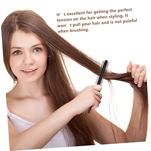 Wooden round hair brush - Image 4