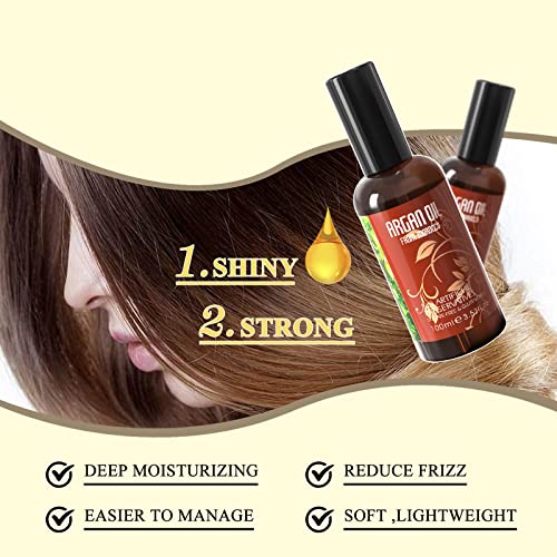 Nourishing Argan Oil for Smooth, Shiny, Healthy Hair 4 oz - Image 2