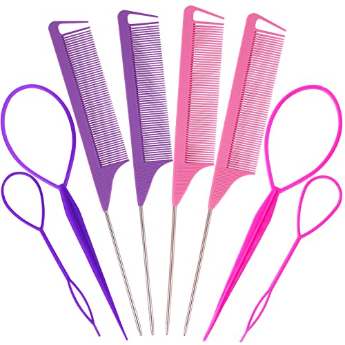 Ergonomic Looped Handle Hair Brush for Comfortable Gripping and Effortless Styling