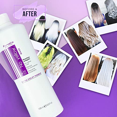 Yellow Hair Mask for Color Protection and Discoloration Prevention 8 oz - Image 5