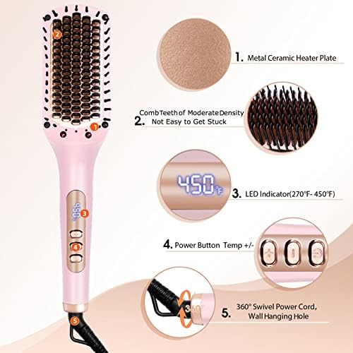 Alayna Straightening Hair Brush - Image 2