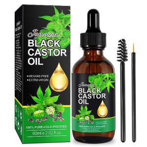 4 oz Black Castor Oil for Hairline Growth Natural Moisturizer for Healthy Hair